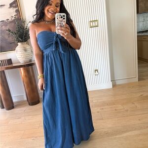 Vici Navy Bow-Tie Dress